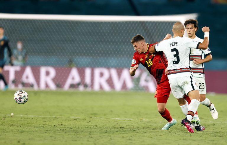 Belgique Portugal Hazard Pepe Euro 2020