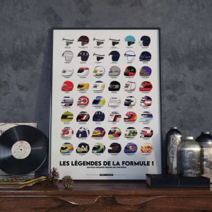 Cadeau f1 affiche légendes F1