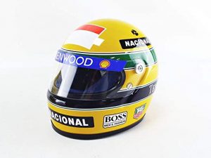 Mini-casque de collection de Senna