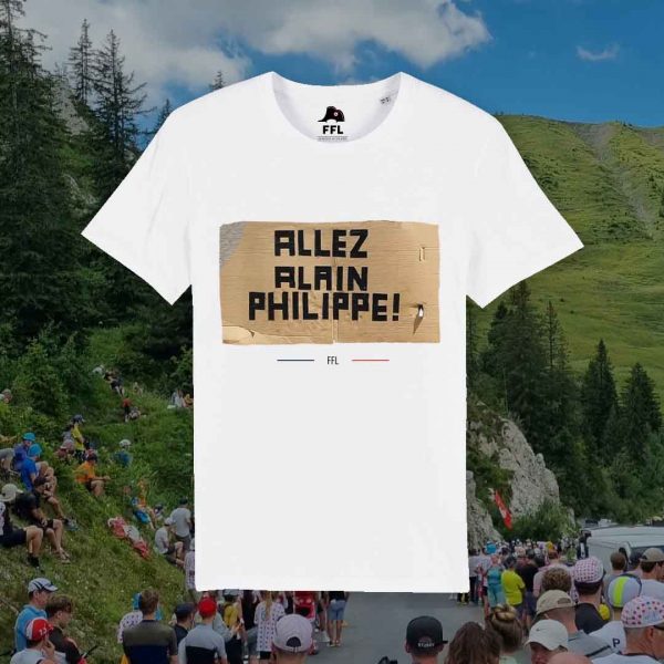 T-shirt pancarte alain philippe