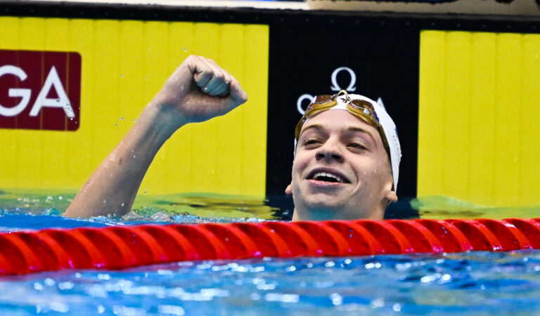 Natation | Le chrono intolérable de Léon Marchand aux États-Unis Natation | Le chrono intolérable de Léon Marchand aux États-Unis