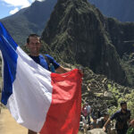 Philippe Richet après sa victoire à l'Inca Marathon