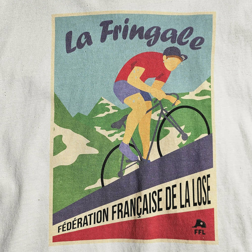 t-shirt la fringale cyclisme