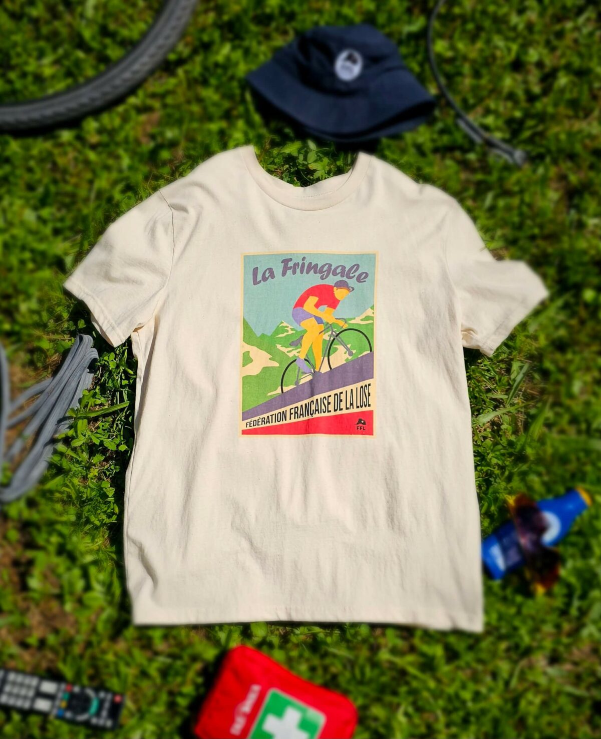 t-shirt la fringale cyclisme