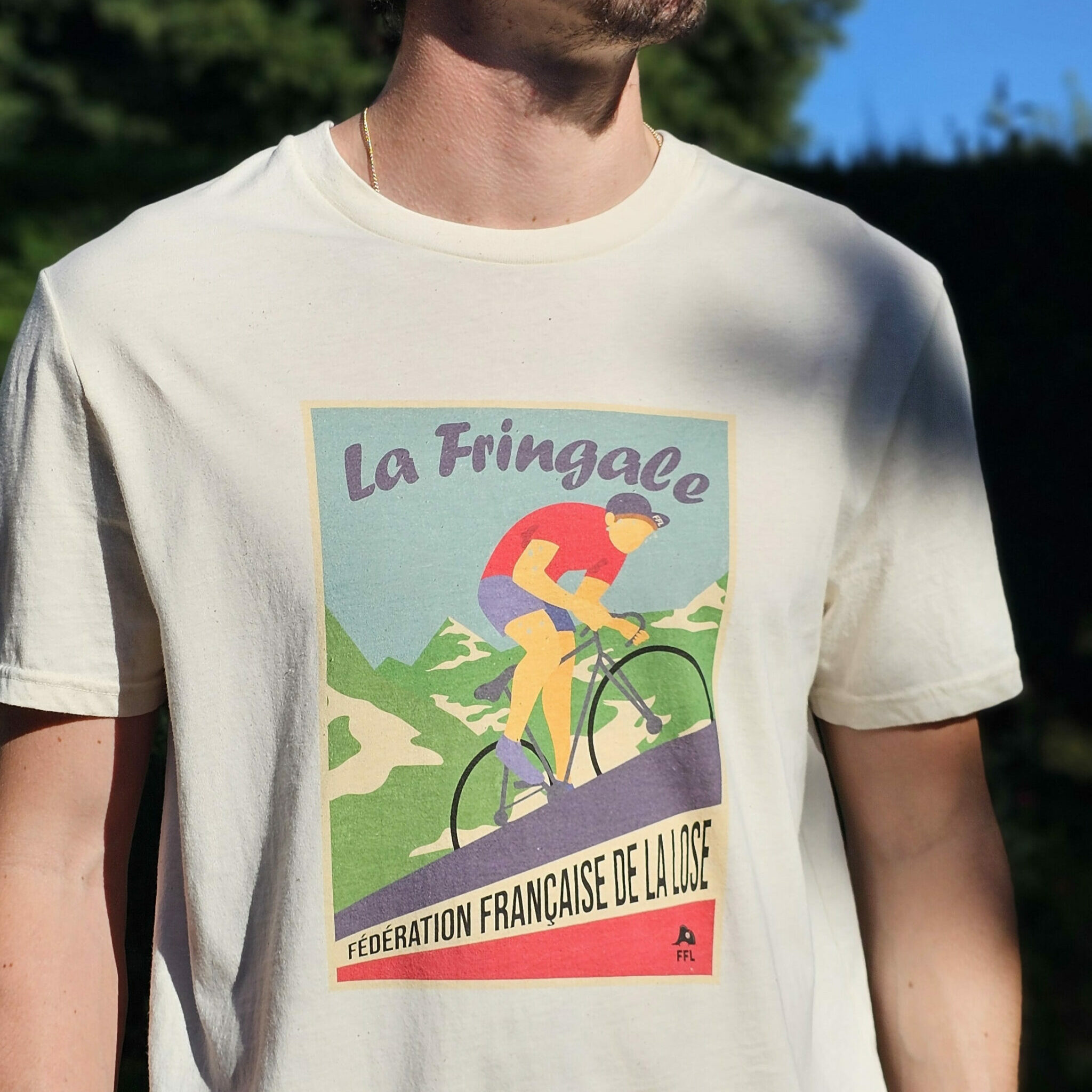 t-shirt la fringale cyclisme