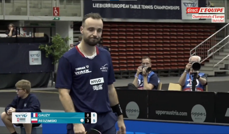 Tennis de table | Simon Gauzy stoppe la série noire des Français aux Championnats d’Europe