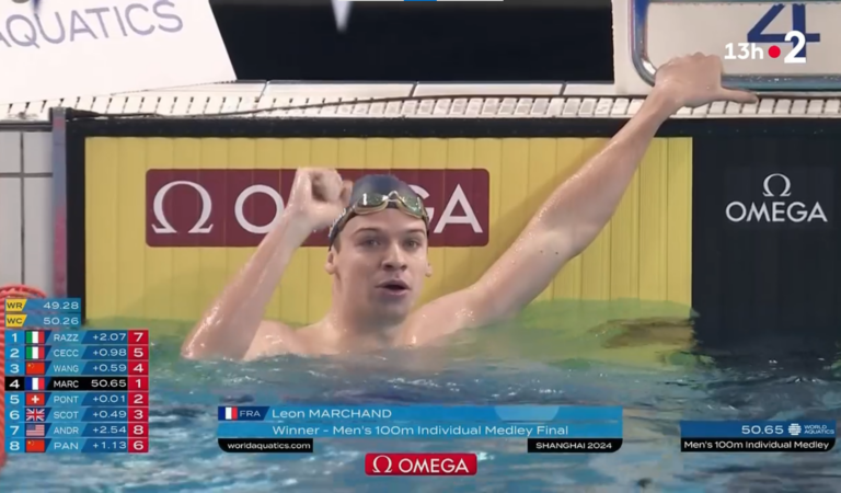 Coupe du monde Natation | Léon Marchand poursuit son année noire