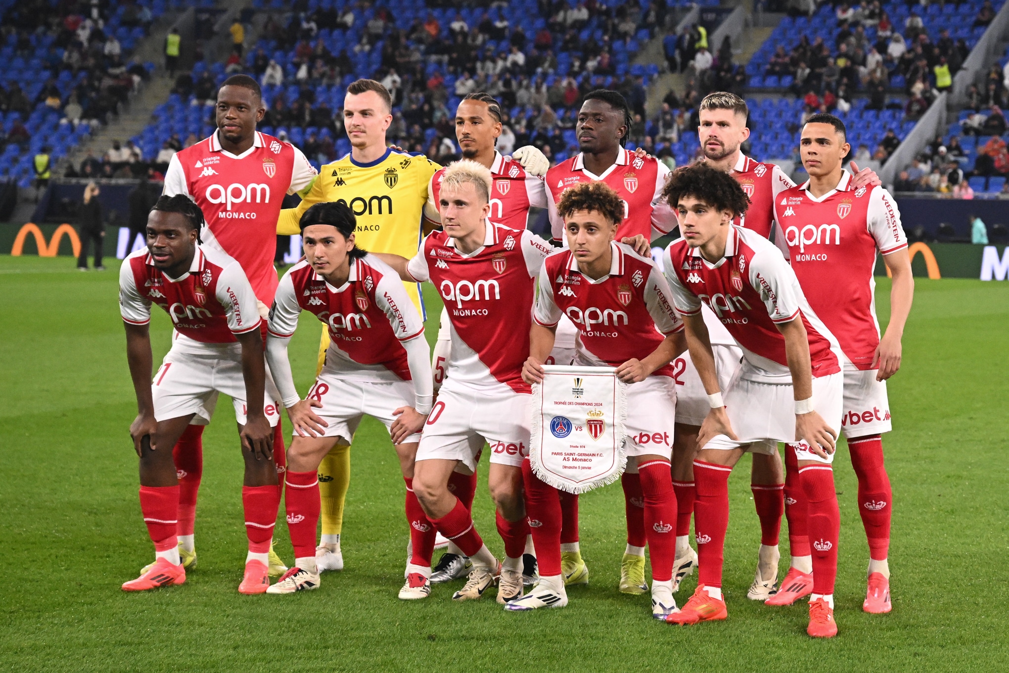 Magnet AS Monaco - Parcours Finaliste Coupe De France 2020-2021 - 5,6 Cm