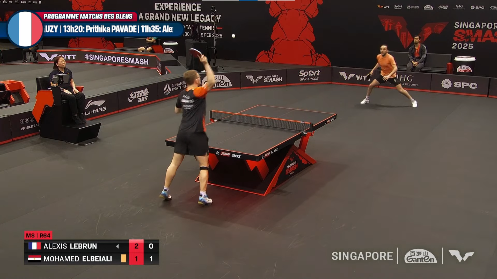 Ffl Table Tennis de table | Alexis Lebrun gâche son entrée au Grand Smash - FFL
