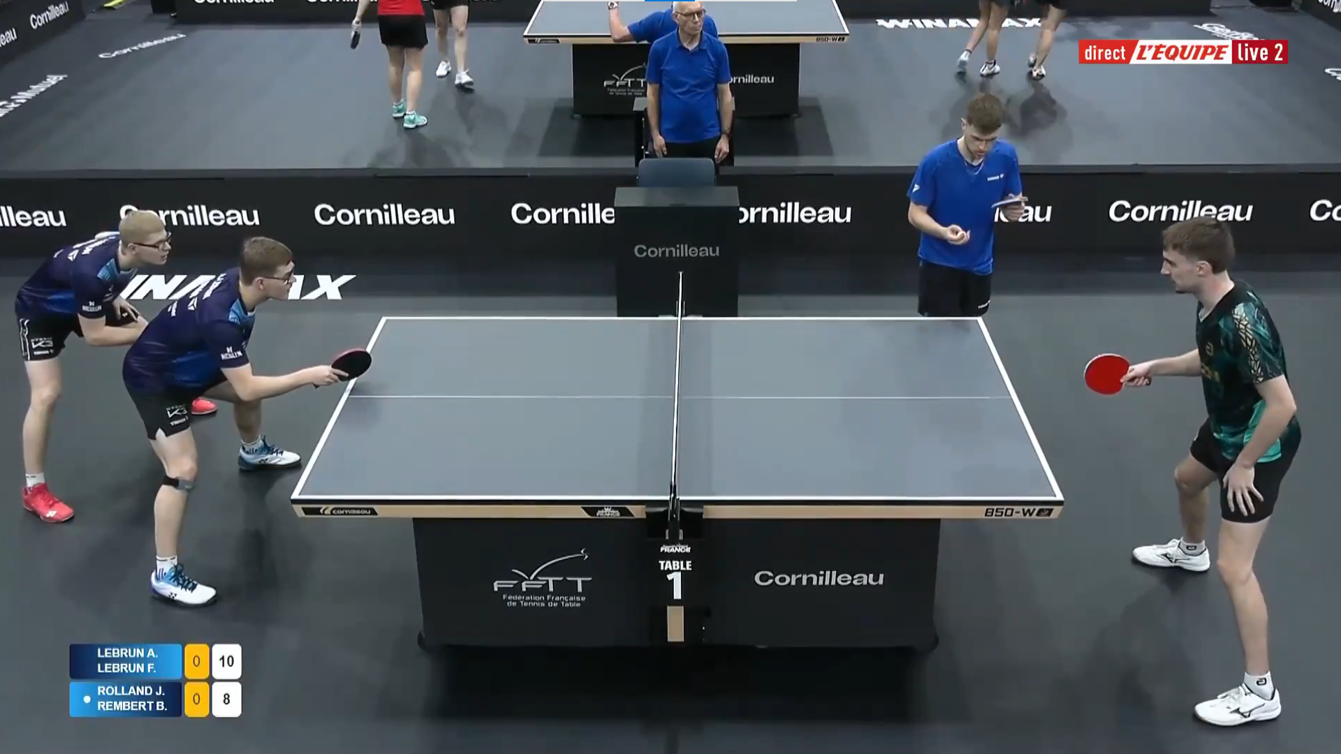 Ffl Table Tennis de table | La désillusion des Lebrun aux Championnats de France ...