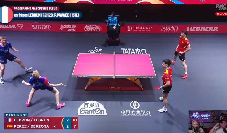 Mondiaux Tennis de table | Le numéro inadmissible des frères Lebrun Mondiaux Tennis de table | Le numéro inadmissible des frères Lebrun