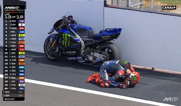 Moto GP | La poisse du SIECLE offerte par Fabio Quartararo