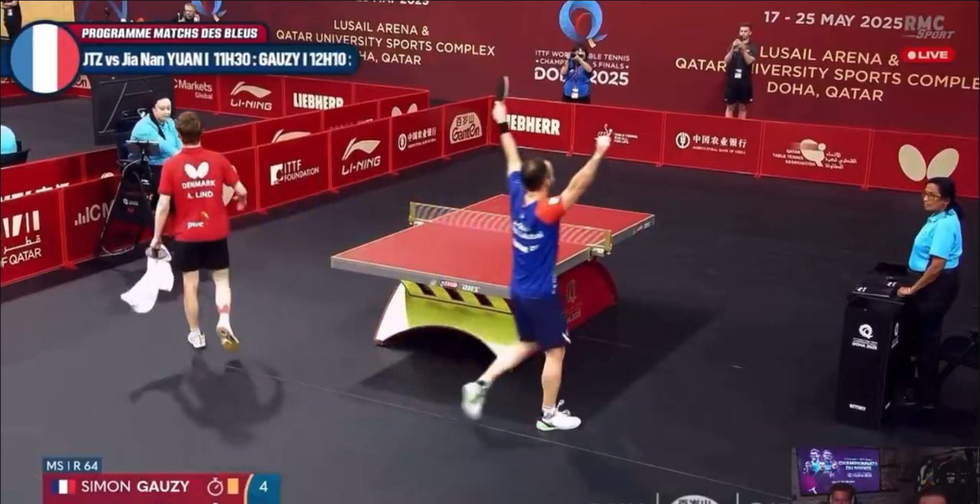 Ffl Table Tennis de table | Le désarroi monumental de Simon Gauzy aux Mondiaux - FFL