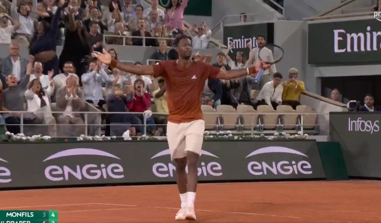 Roland-Garros | Le point d’ores et déjà légendaire de Gaël Monfils