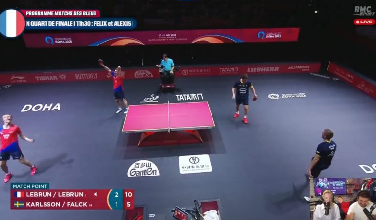 Tennis de table | Le Mondial des frères Lebrun se complique fortement !