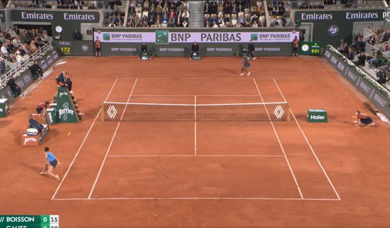 Roland-Garros | Le point rétro déjà légendaire de Loïs Boisson