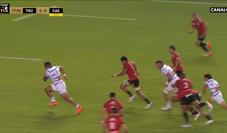 Rugby | L’essai hors du commun de Abraham Papali’i contre Toulon Rugby | L’essai hors du commun de Abraham Papali’i contre Toulon