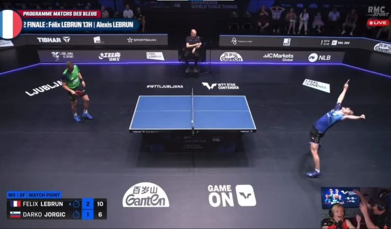 Tennis de table | La balle de match venue d’ailleurs de Félix Lebrun ! Tennis de table | La balle de match venue d’ailleurs de Félix Lebrun !