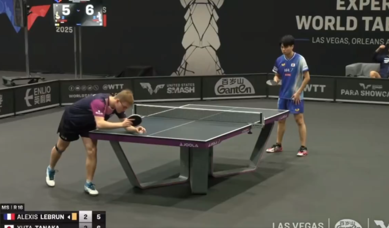 Tennis de table | La double erreur irréelle d’Alexis Lebrun sur son service Tennis de table | La double erreur irréelle d’Alexis Lebrun sur son service