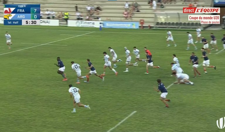 Mondial Rugby | L’essai venu d’ailleurs des Français face à l’Argentine Mondial Rugby | L’essai venu d’ailleurs des Français face à l’Argentine