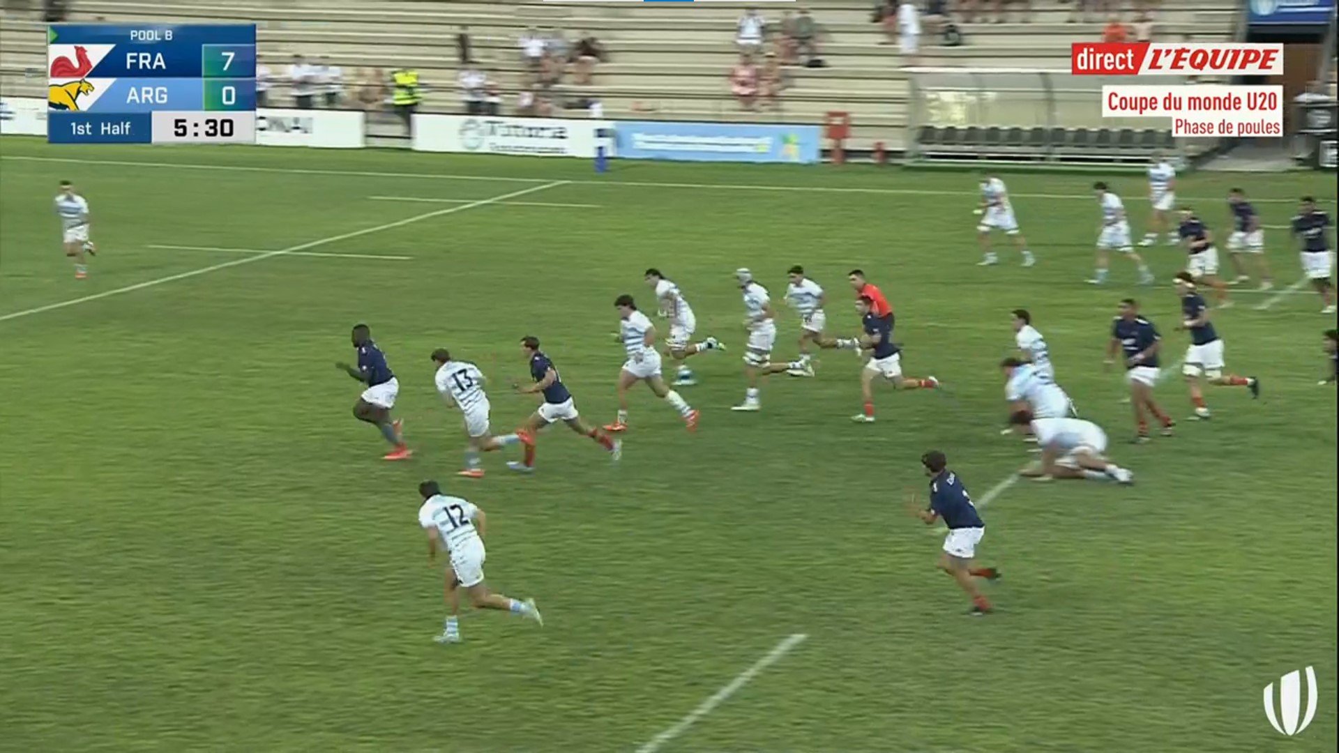 Mondial Rugby | L’essai venu d’ailleurs des Français face à l’Argentine ...
