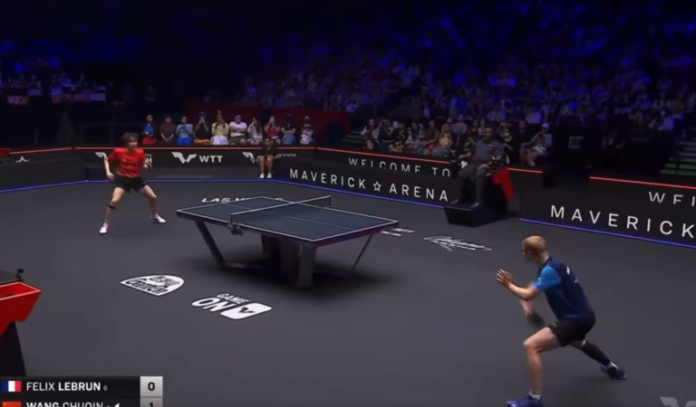 Tennis de table | Le point venu d’ailleurs de Félix Lebrun à Las Vegas Tennis de table | Le point venu d’ailleurs de Félix Lebrun à Las Vegas