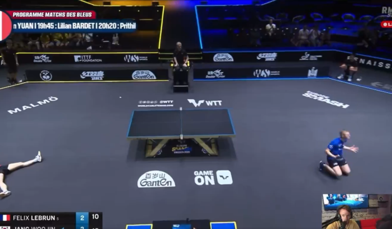 Tennis de table | Le scénario inimaginable de Félix Lebrun à l’Europe Smash