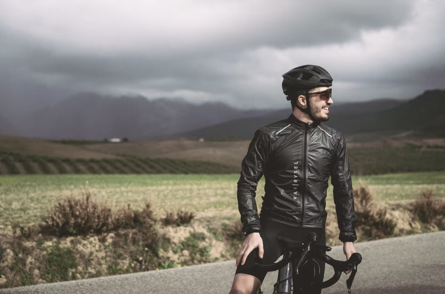 XVBVS Veste De Cyclisme Homme - Veste Pluie Légère Capuche, Imperméable Coupe-Vent Avec Manches Amovibles