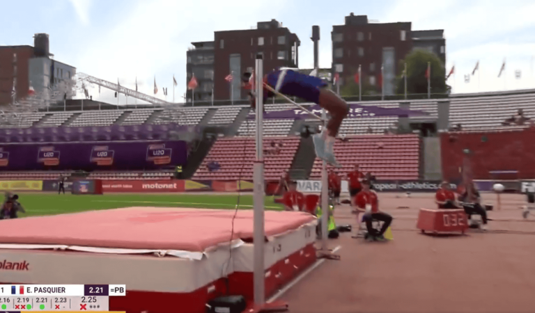 Athlétisme | Le saut irrespectueux d’Elijah Pasquier à l’Euro