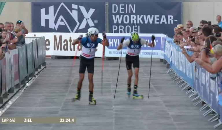 Biathlon | La bourde immense de Quentin Fillon-Maillet lors de sa célébration Biathlon | La bourde immense de Quentin Fillon-Maillet lors de sa célébration