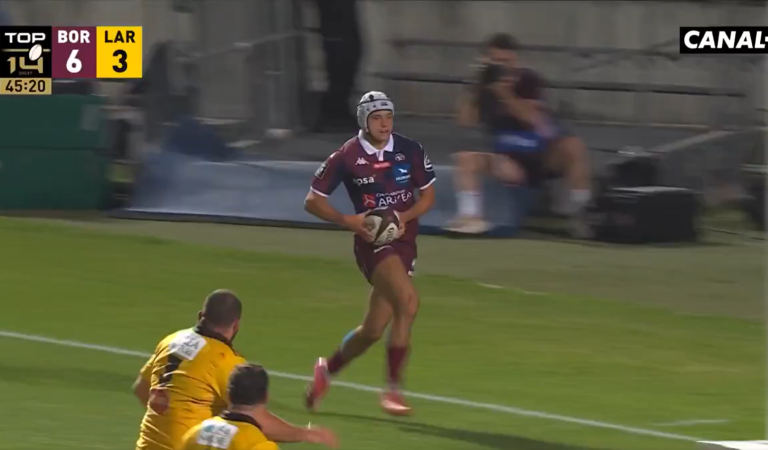Rugby | L’essai insoutenable de Louis Bielle-Biarrey avec Bordeaux !