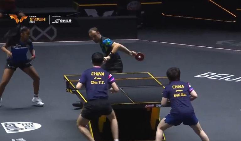 Tennis de table | Le coup indécent de Simon Gauzy au China Smash
