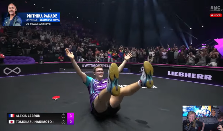 Tennis de table | Alexis Lebrun plonge la France dans le noir total Tennis de table | Alexis Lebrun plonge la France dans le noir total