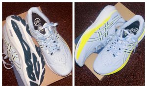 test chaussure running asics