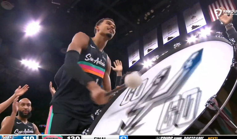 Wembanyama lance une tradition inédite en NBA