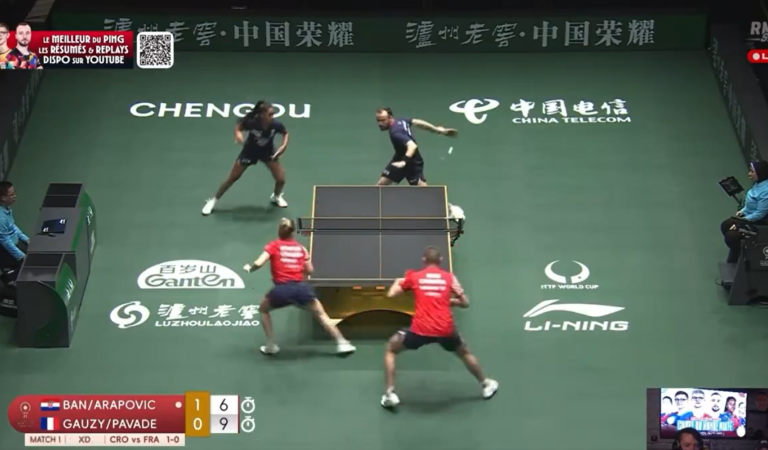 Tennis de table | Le coup impossible de Simon Gauzy en Coupe du monde
