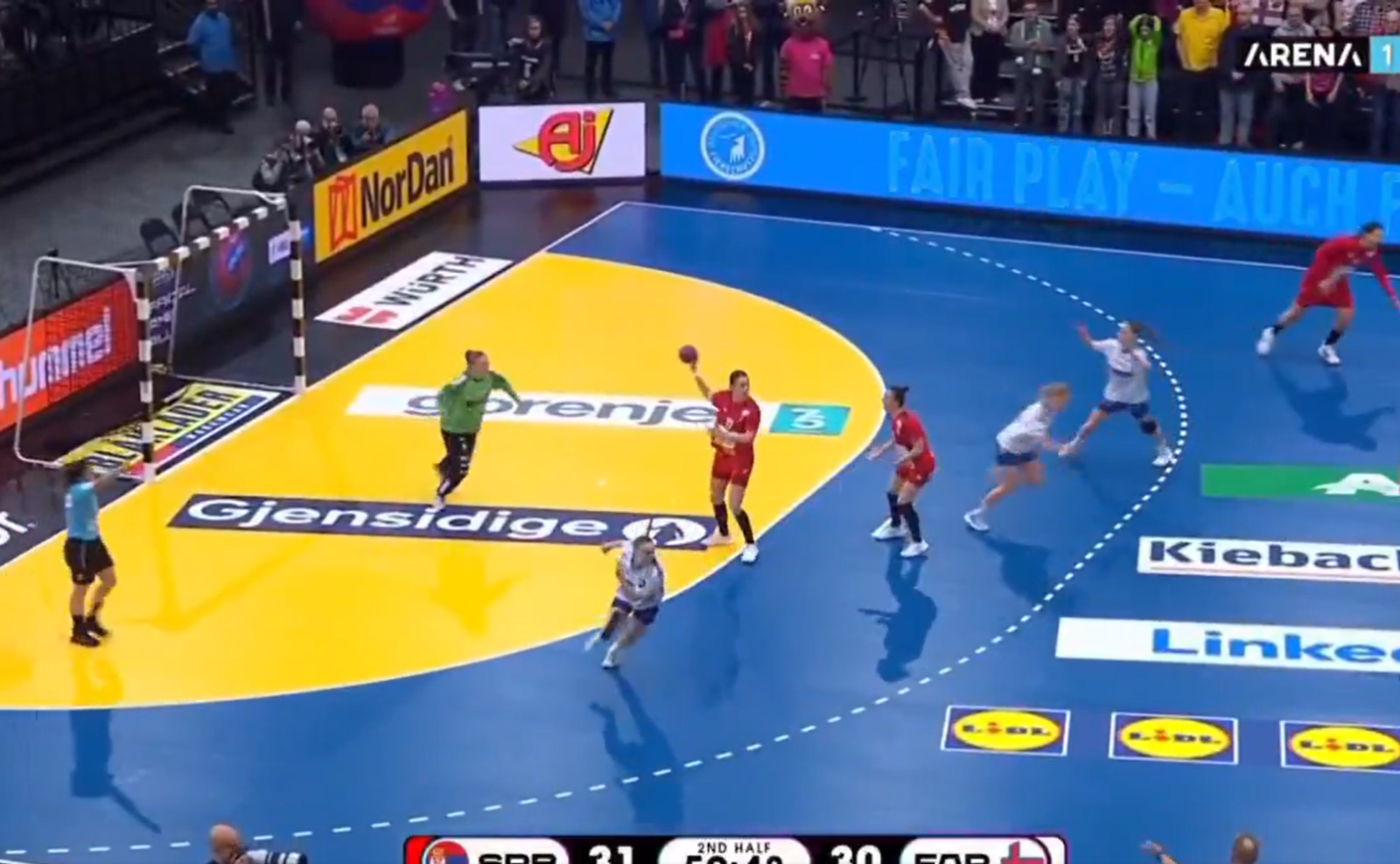 équipe de serbie féminine de handball