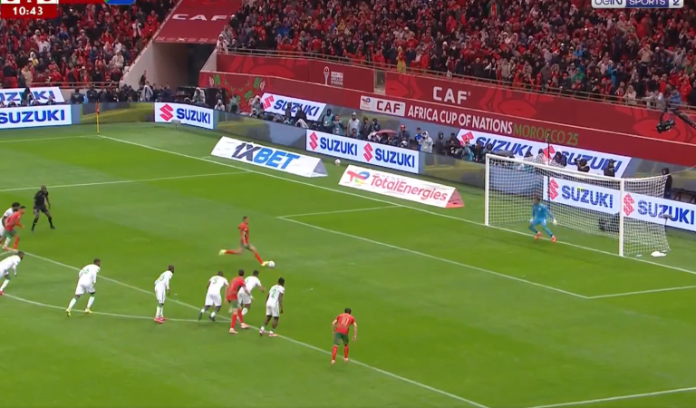 Le pénalty déjà iconique du Maroc à la CAN