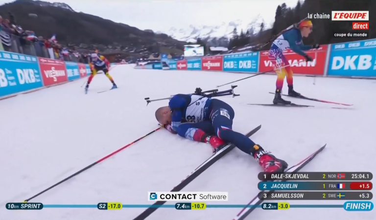 Le dernier tour salvateur d&rsquo;Émilien Jacquelin au Grand-Bornand