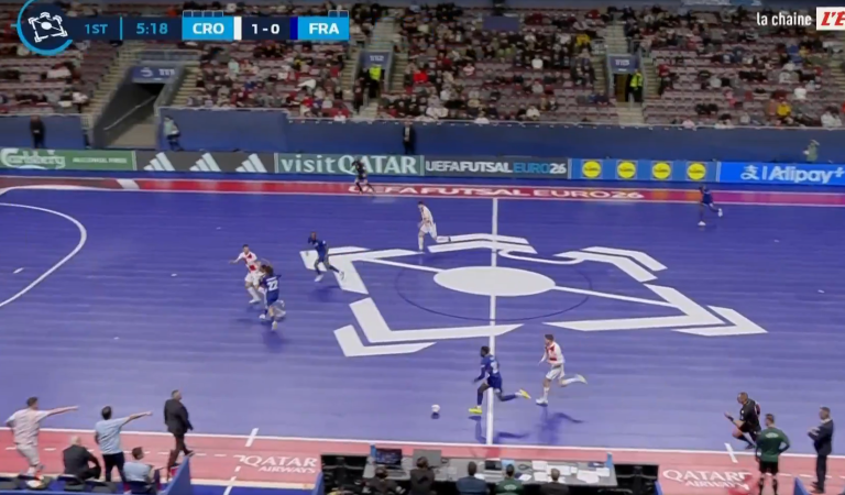 Futsal | Il traverse tout le terrain et crucifie la France à l&rsquo;Euro