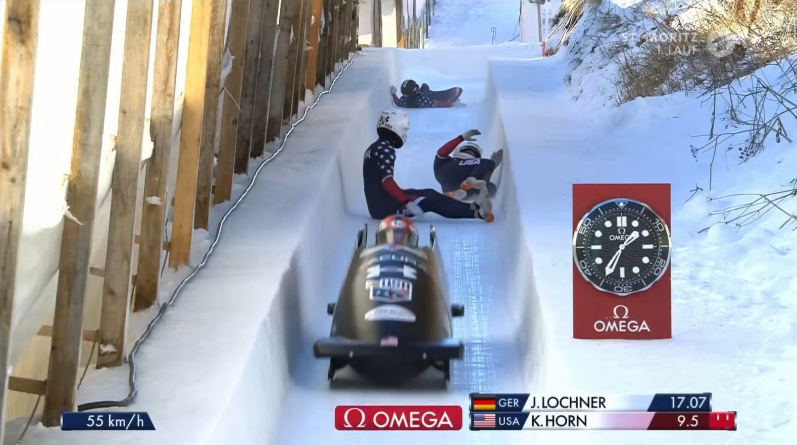 Le départ stratosphérique du bobsleigh américain