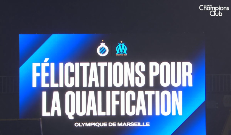 La bourde immense de Bruges qui félicite l&rsquo;OM malgré son élimination