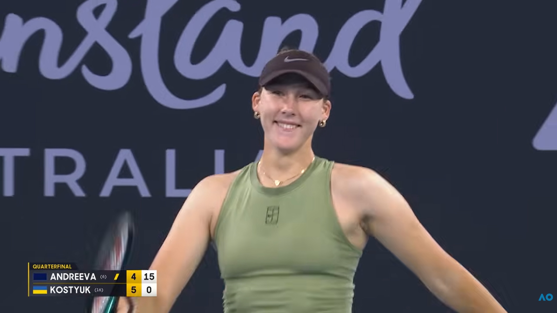 Tennis | Elle tente de servir, mais un klaxon l’en empêche