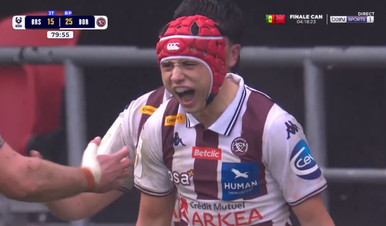 Louis Bielle-Biarrey signe une perf sortie de nulle part avec Bordeaux