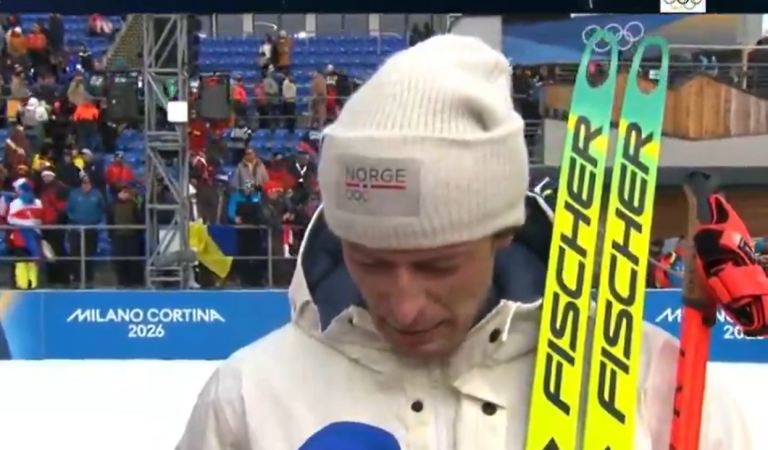 Jeux olympiques | L&rsquo;interview légendaire de Sturla Laegreid en direct à la télévision
