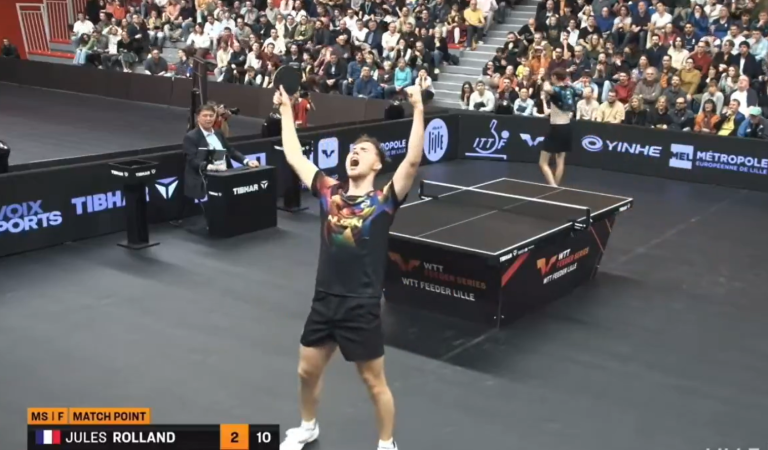 Tennis de table | Remontada, balle de match ratée : la finale parfaite de Jules Rolland