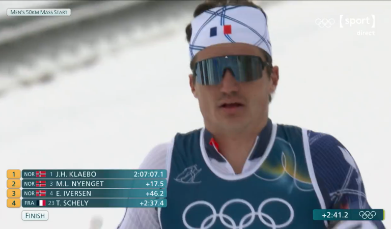 Quatrième, Théo Schely rend hommage à la FFL en direct à la TV