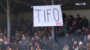 Tifo sorti dans le football amateur