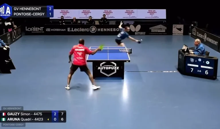 Tennis de table | Simon Gauzy vient-il de signer le point de l&rsquo;année ?