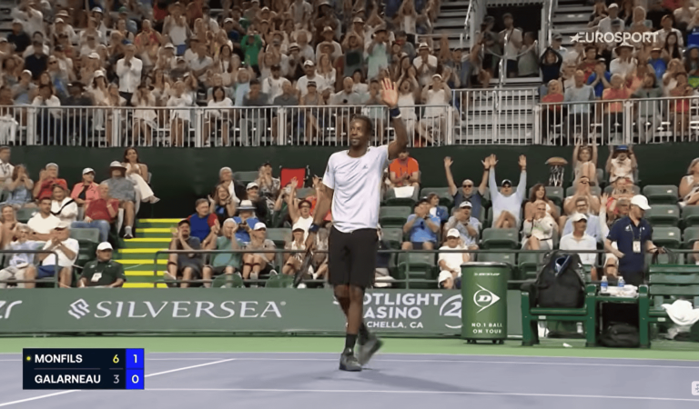 La défense surhumaine de Gaël Monfils à Indian Wells